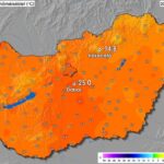 Meteorológia: 25 fokot mértek tegnap