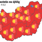 Az egész országra kiterjesztették a piros figyelmeztetést a hőség miatt (idokep.hu)